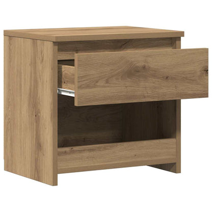 vidaXL Bedside Cabinet Artisan Oak 40x30x39 cm Engineered Wood
