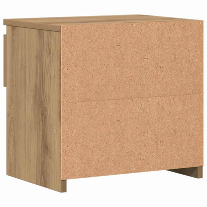 vidaXL Bedside Cabinets 2 pcs Artisan Oak 40x30x39 cm Engineered Wood