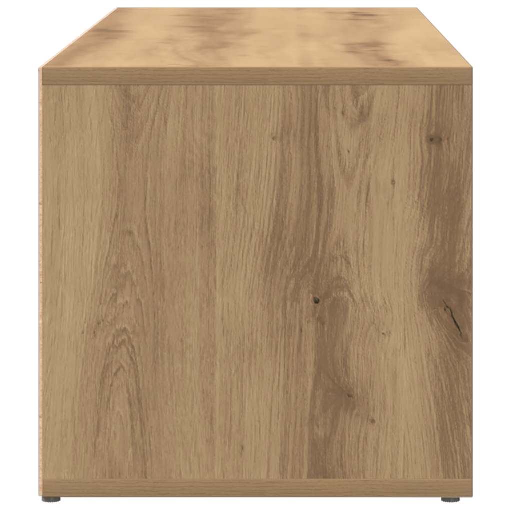 vidaXL Shoe Storage Bench Artisan Oak 105x35x35 cm Engineered Wood