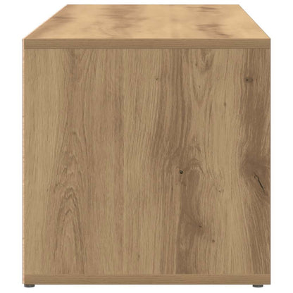 vidaXL Shoe Storage Bench Artisan Oak 105x35x35 cm Engineered Wood