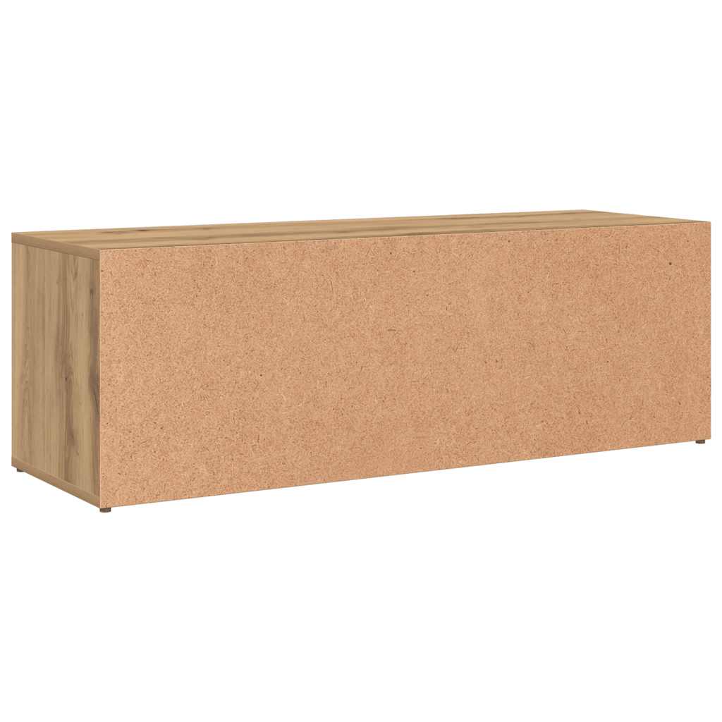 vidaXL Shoe Storage Bench Artisan Oak 105x35x35 cm Engineered Wood