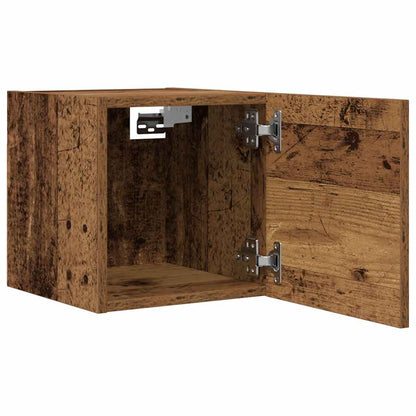 vidaXL Wall Mounted TV Cabinet Old Wood 30.5x30x30 cm