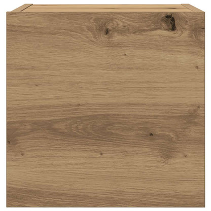 vidaXL Wall Mounted TV Cabinet Artisan Oak 30.5x30x30 cm
