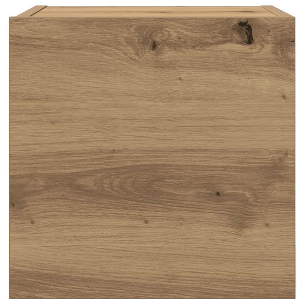 vidaXL Wall Mounted TV Cabinet Artisan Oak 30,5x30x30 cm