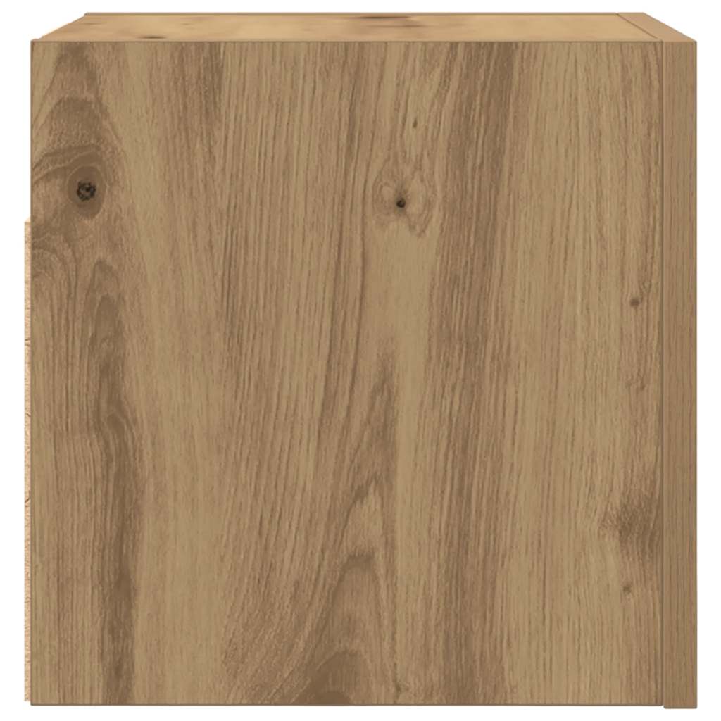 vidaXL Wall Mounted TV Cabinet Artisan Oak 30.5x30x30 cm
