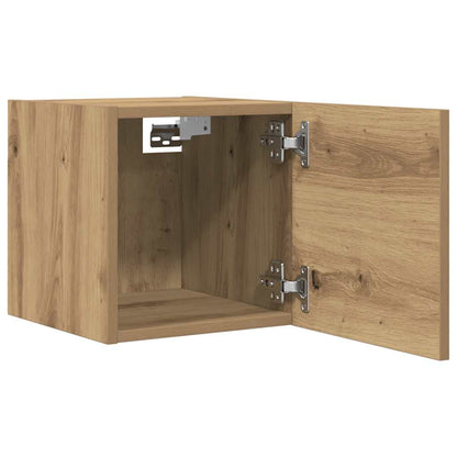vidaXL Wall Mounted TV Cabinet Artisan Oak 30.5x30x30 cm