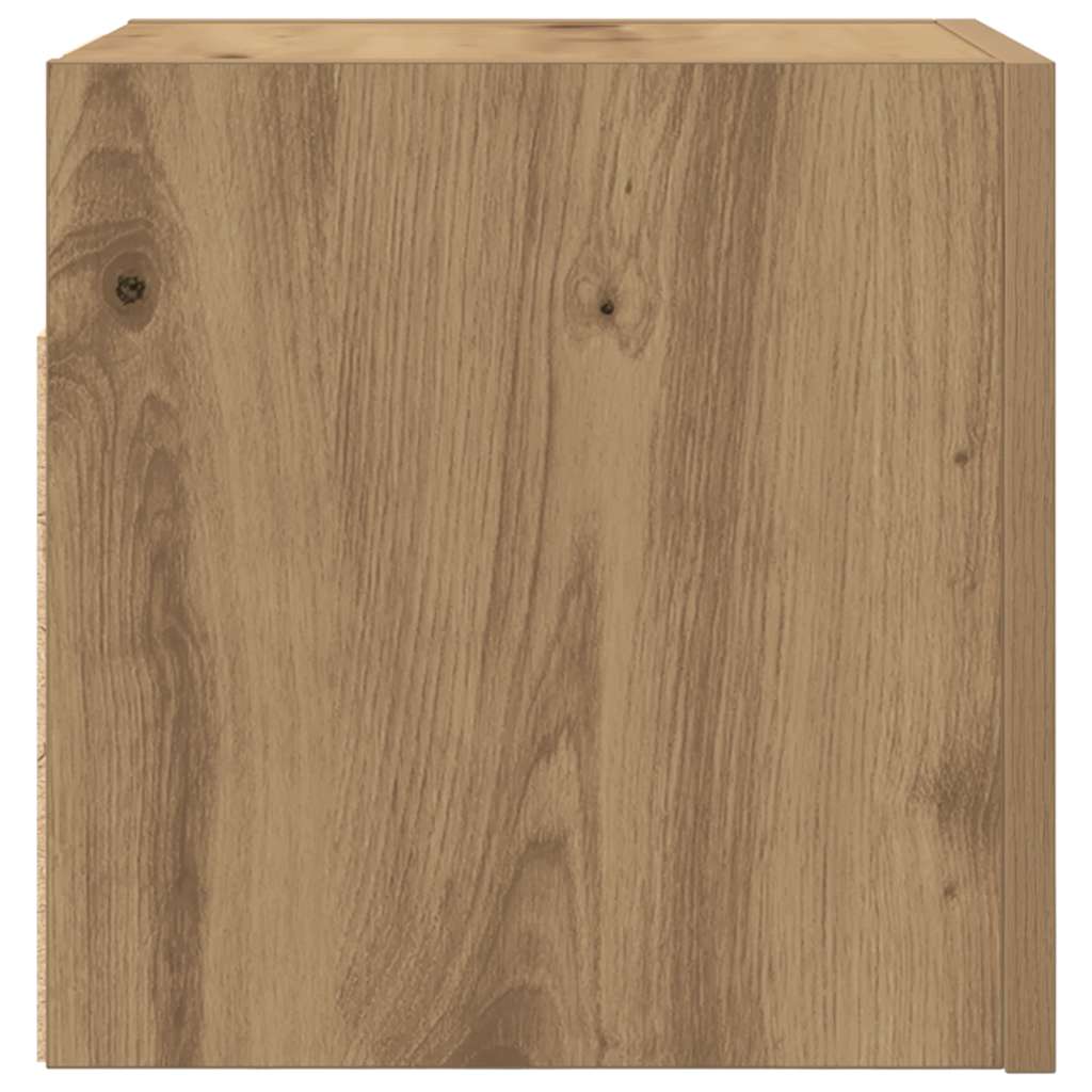 vidaXL Wall Mounted TV Cabinet 2 pcs Artisan Oak 30.5x30x30 cm