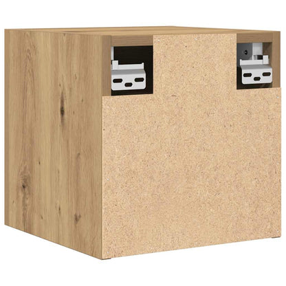 vidaXL 2 Piece Wall-mounted TV Cabinet Set Artisan Oak 30,5x30x30 cm
