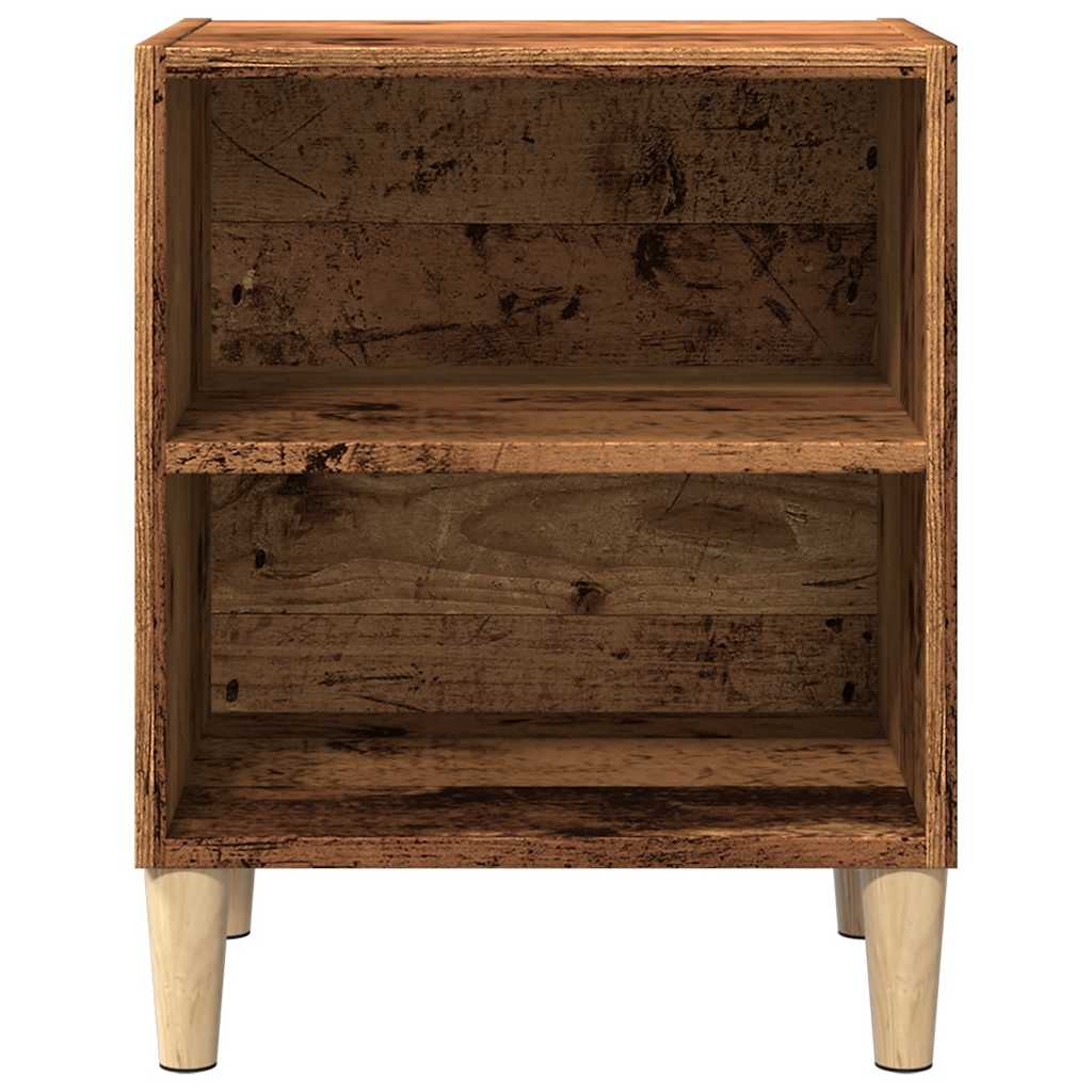 vidaXL Bedside Cabinets 2 pcs Old Wood 40x30x50 cm Engineered Wood