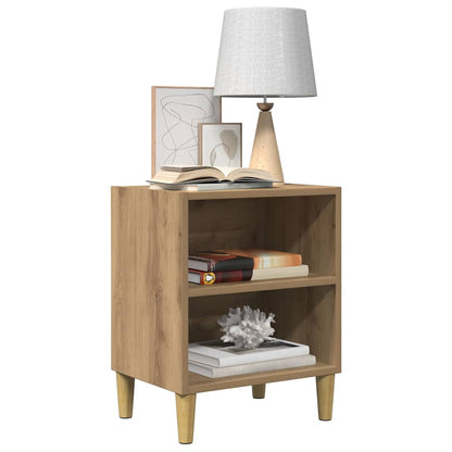 vidaXL Bedside Cabinets 2 pcs Artisan Oak 40x30x50 cm Engineered Wood