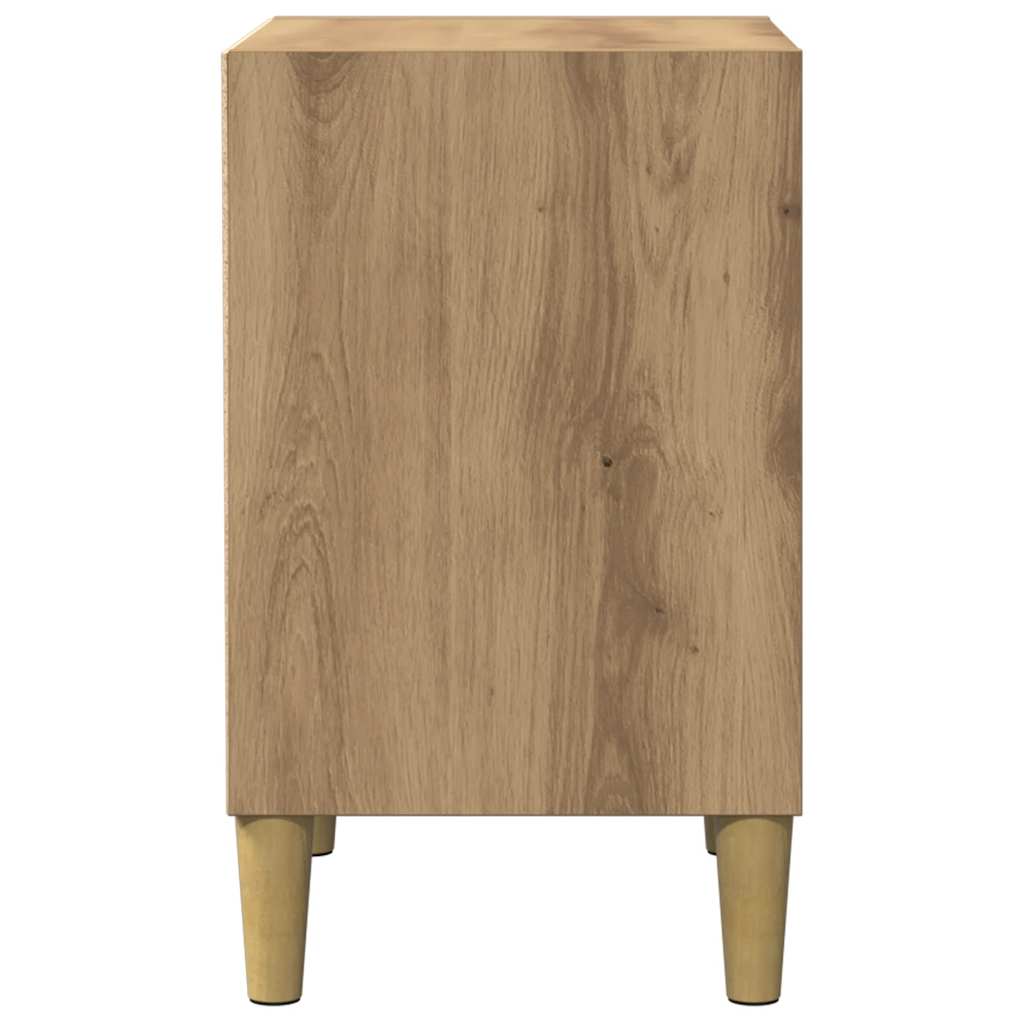 vidaXL Bedside Cabinets 2 pcs Artisan Oak 40x30x50 cm Engineered Wood