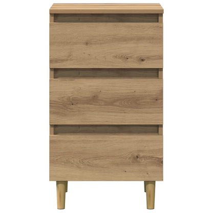vidaXL Bedside Cabinet Artisan Oak 40x35x69 cm Engineered Wood