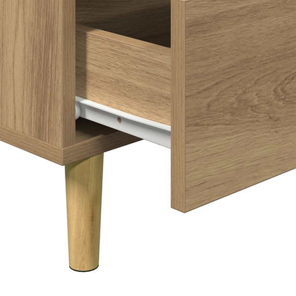 vidaXL Bedside Cabinet Artisan Oak 40x35x69 cm Engineered Wood