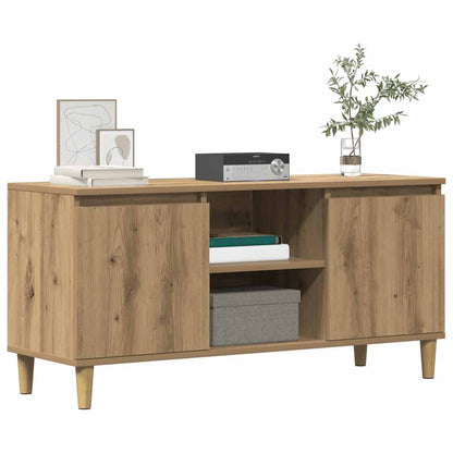 vidaXL TV Cabinet Artisan Oak 102x35x50 cm Engineered Wood
