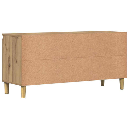 vidaXL TV Cabinet Artisan Oak 102x35x50 cm Engineered Wood