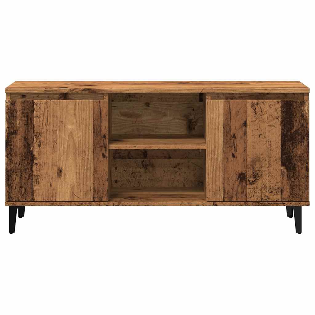 vidaXL TV Cabinet Old Wood 102x35x50 cm Engineered Wood