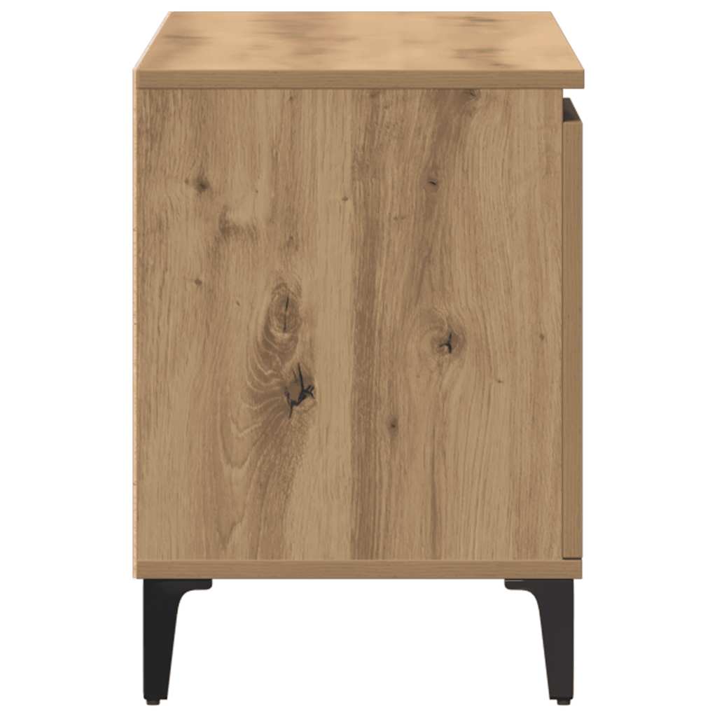 vidaXL TV Cabinet Artisan Oak 102x35x50 cm Engineered Wood