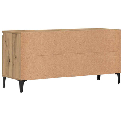 vidaXL TV Cabinet Artisan Oak 102x35x50 cm Engineered Wood