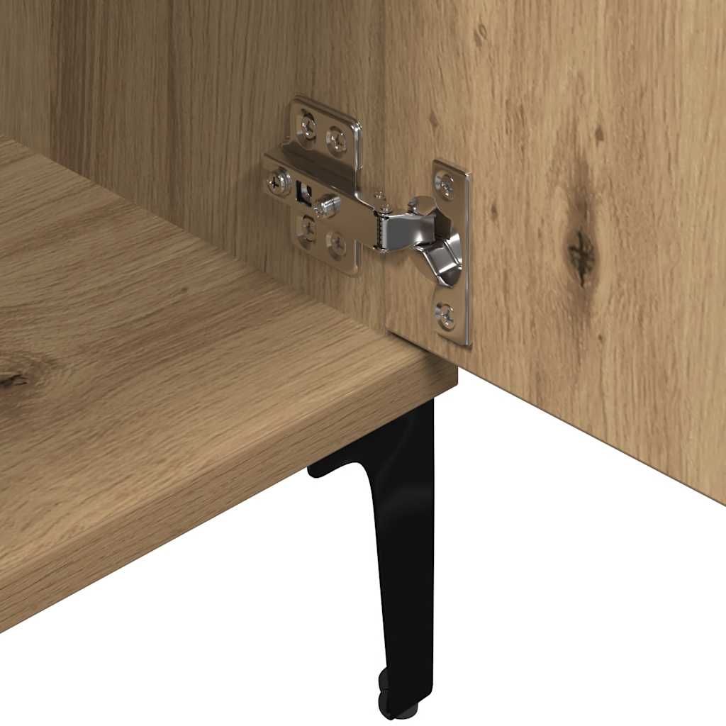 vidaXL TV Cabinet Artisan Oak 102x35x50 cm Engineered Wood