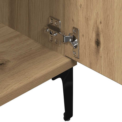 vidaXL TV Cabinet Artisan Oak 102x35x50 cm Engineered Wood