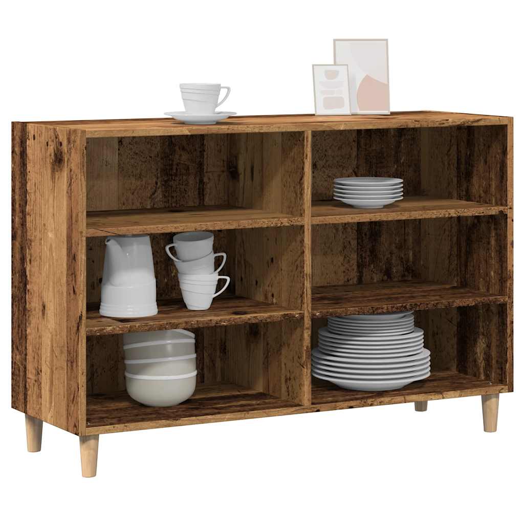 vidaXL Sideboard Old Wood 103.5x35x70 cm Engineered Wood