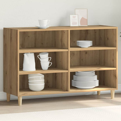 vidaXL Sideboard Artisan Oak 103,5x35x70 cm Engineered Wood