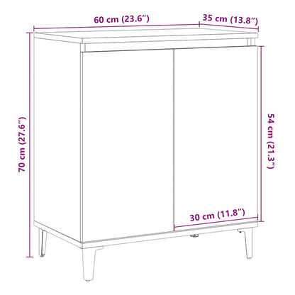 vidaXL Sideboard Old Wood 60x35x70 cm Engineered Wood