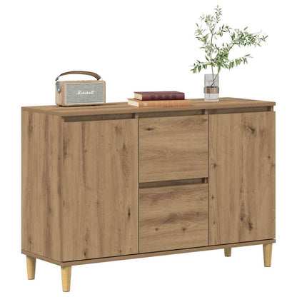 vidaXL Sideboard Artisan Oak 102x35x70 cm Engineered Wood