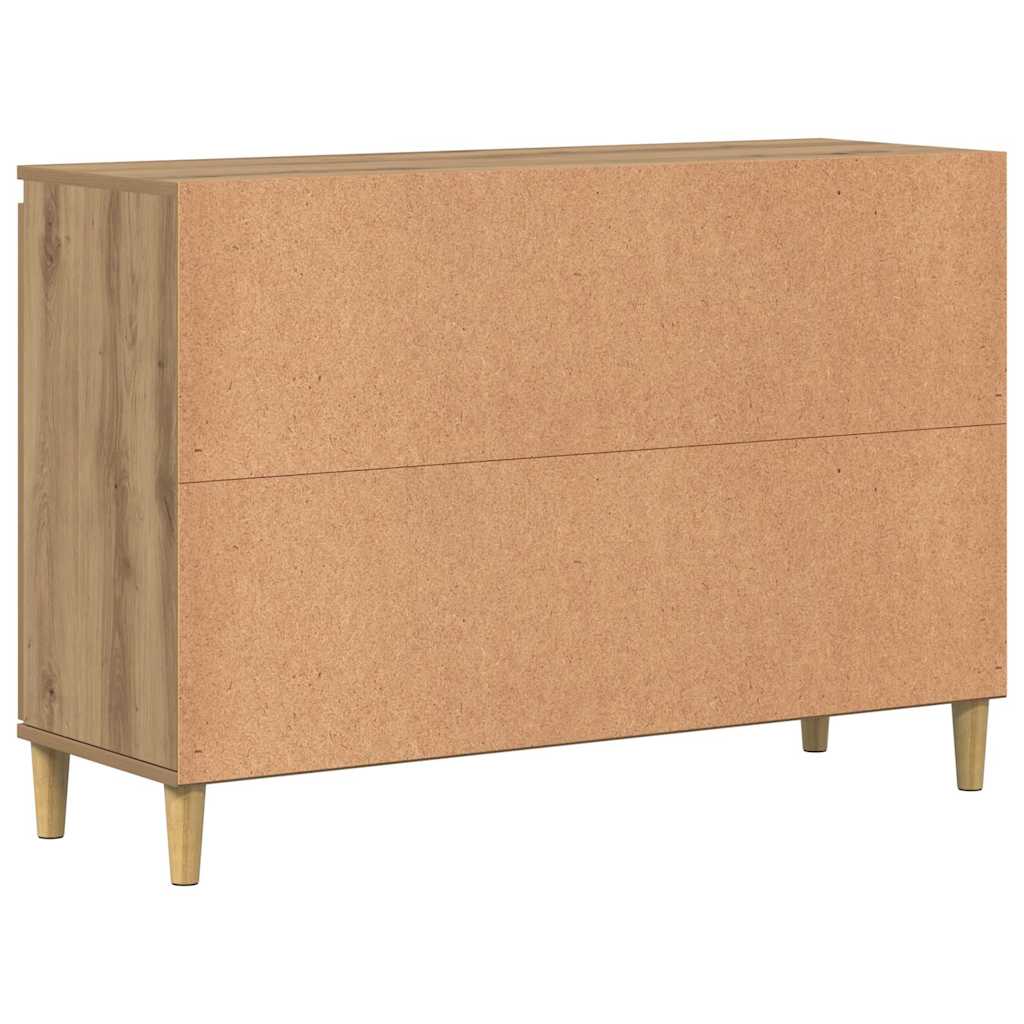 vidaXL Sideboard Artisan Oak 102x35x70 cm Engineered Wood