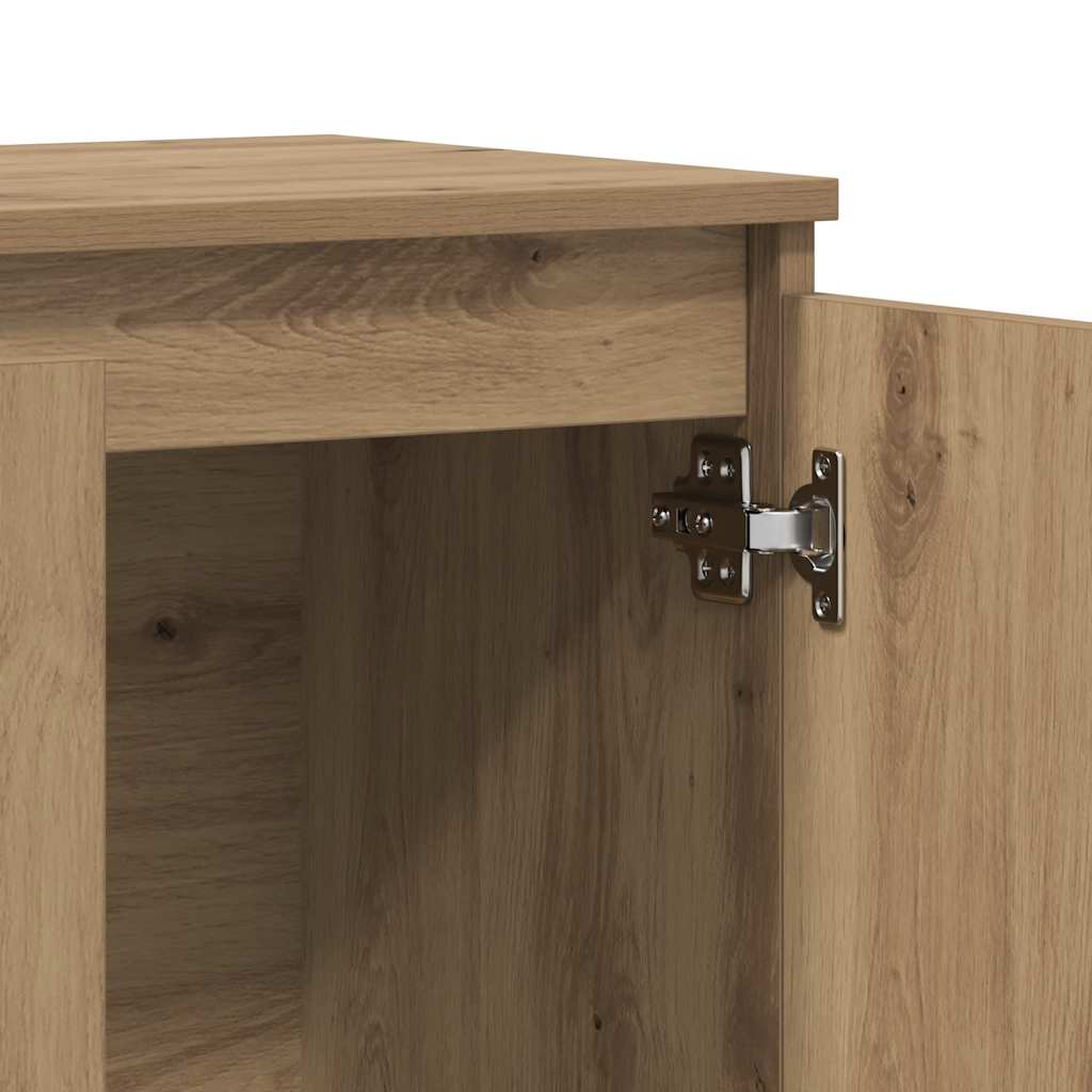 vidaXL Sideboard Artisan Oak 102x35x70 cm Engineered Wood