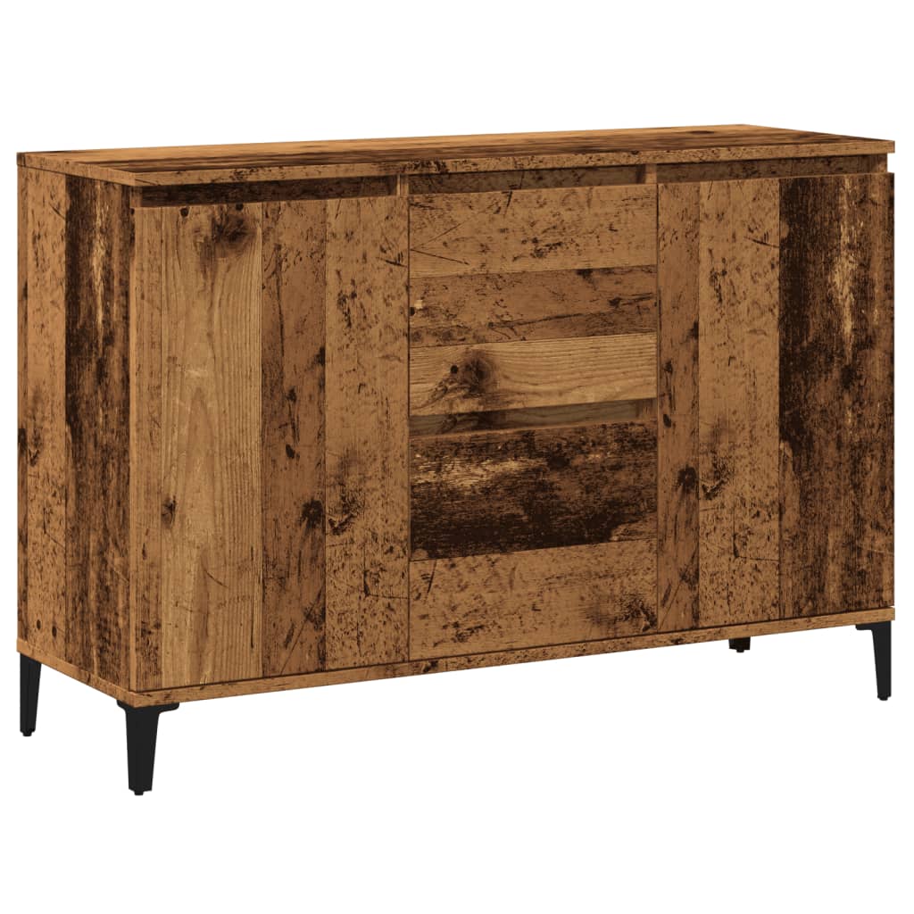 vidaXL Sideboard Old Wood 102x35x70 cm Engineered Wood