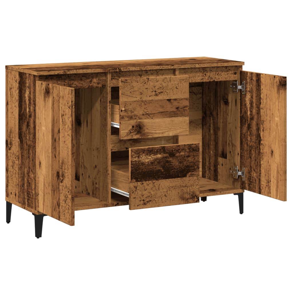 vidaXL Sideboard Old Wood 102x35x70 cm Engineered Wood