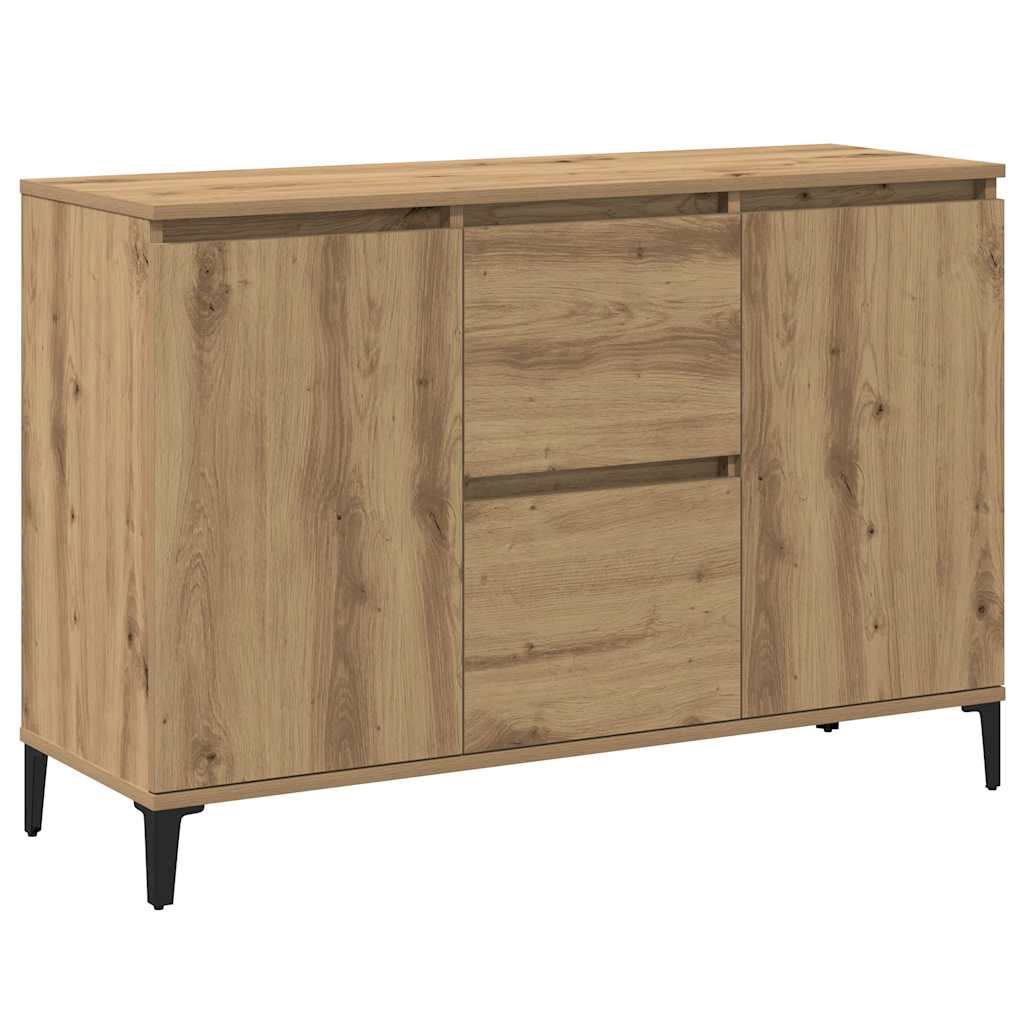 vidaXL Sideboard Artisan Oak 102x35x70 cm Engineered Wood
