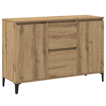 vidaXL Sideboard Artisan Oak 102x35x70 cm Engineered Wood