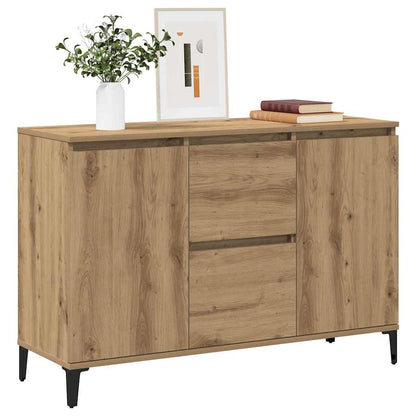 vidaXL Sideboard Artisan Oak 102x35x70 cm Engineered Wood
