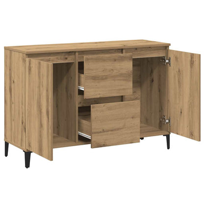 vidaXL Sideboard Artisan Oak 102x35x70 cm Engineered Wood