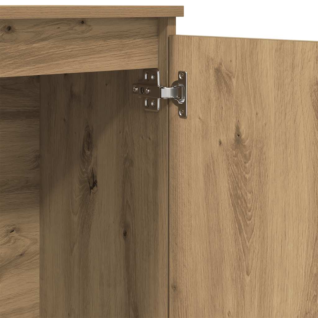 vidaXL Sideboard Artisan Oak 102x35x70 cm Engineered Wood