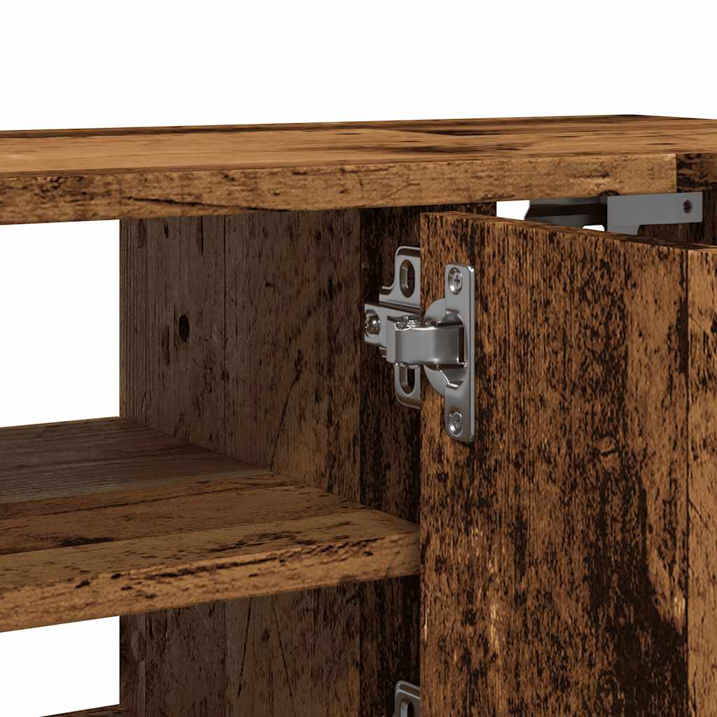 vidaXL Wall Cabinet Old Wood 101x30x29 cm Engineered Wood