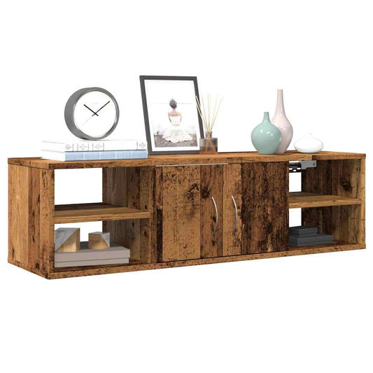 vidaXL Wall Cabinet Old Wood 101x30x29 cm Engineered Wood
