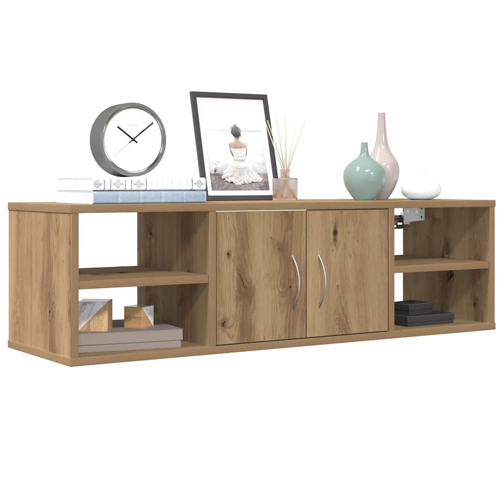 vidaXL Wall Cabinet Artisan Oak 101x30x29 cm Engineered Wood