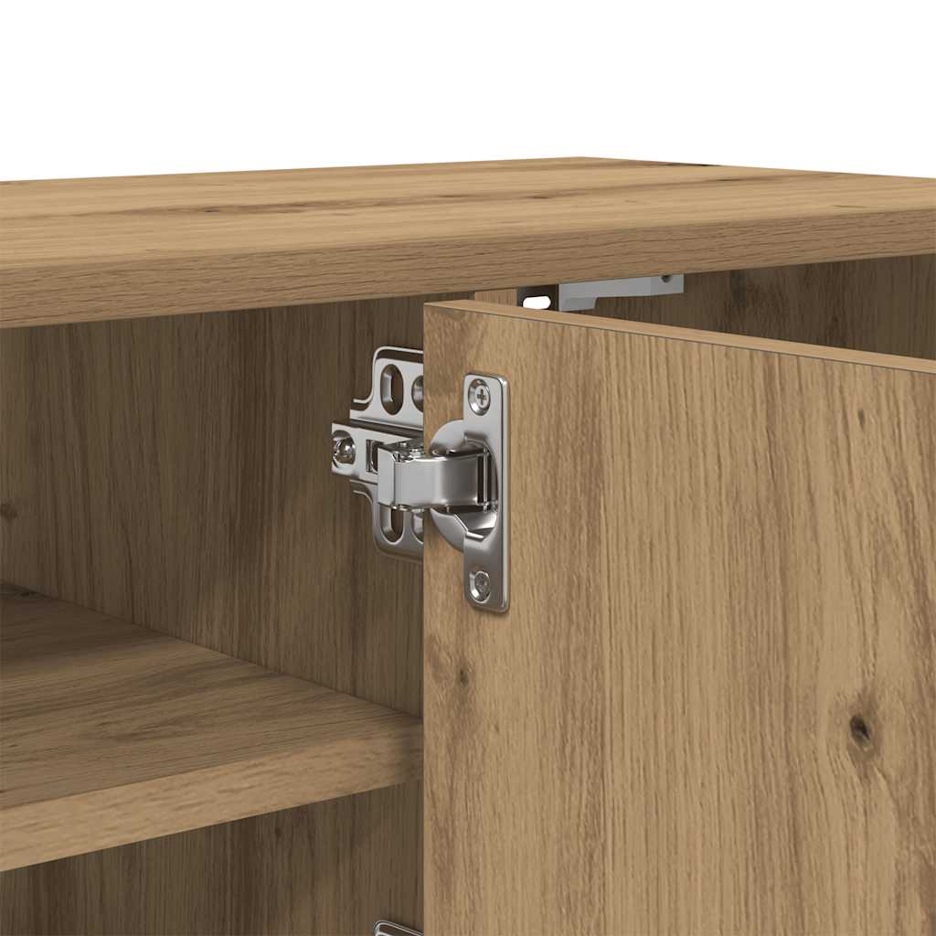 vidaXL Wall Cabinet Artisan Oak 101x30x29 cm Engineered Wood