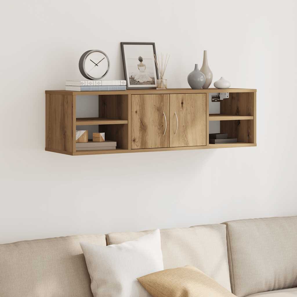 vidaXL Wall Cabinet Artisan Oak 101x30x29 cm Engineered Wood