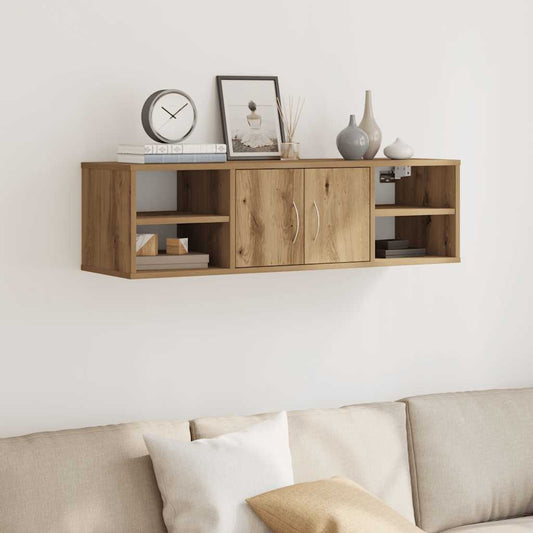 vidaXL Wall Cabinet Artisan Oak 101x30x29 cm Engineered Wood