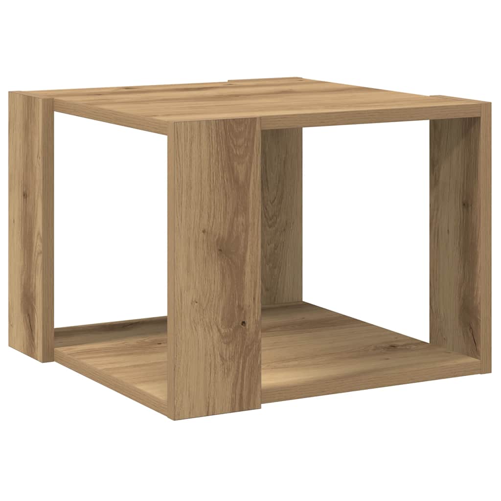 vidaXL Coffee Table Artisan Oak 40x40x30 cm Engineered Wood