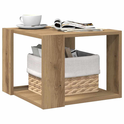 vidaXL Coffee Table Artisan Oak 40x40x30 cm Engineered Wood