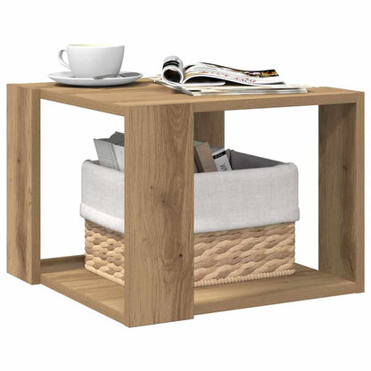 vidaXL Coffee Table Artisan Oak 40x40x30 cm Engineered Wood