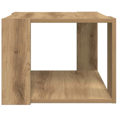 vidaXL Coffee Table Artisan Oak 40x40x30 cm Engineered Wood