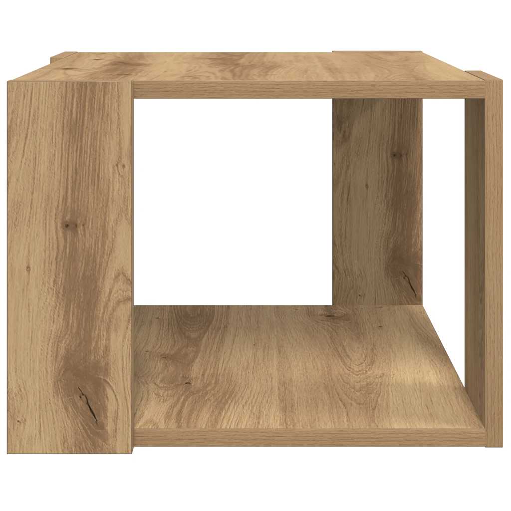 vidaXL Coffee Table Artisan Oak 40x40x30 cm Engineered Wood