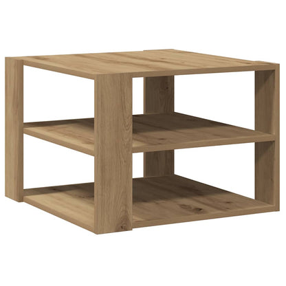 vidaXL Coffee Table Artisan Oak 58x58x40 cm Engineered Wood