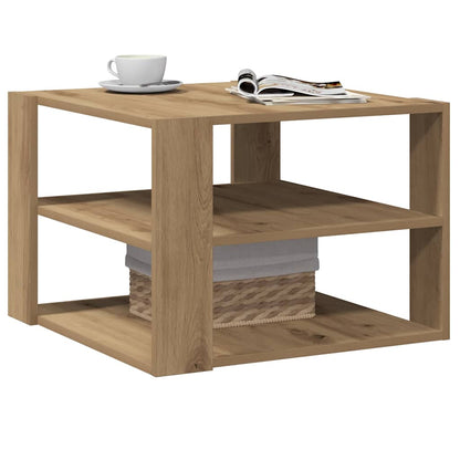vidaXL Coffee Table Artisan Oak 58x58x40 cm Engineered Wood